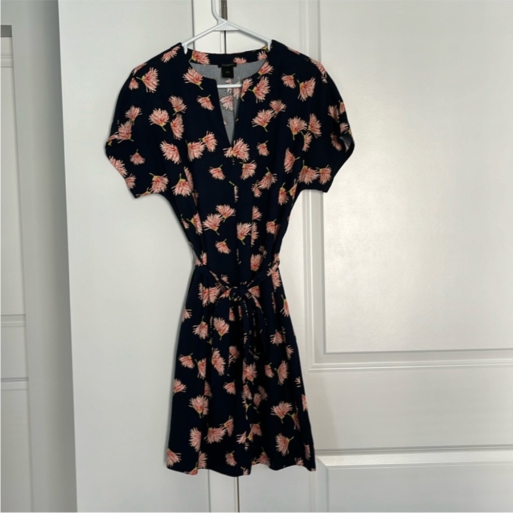 Ann Taylor blue floral bloom dress